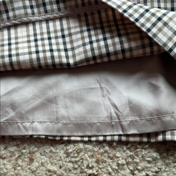 Aritzia Wilfred Plaid Spaghetti Strap Isabelle Dress size 0 - Picture 5 of 6